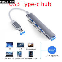 อะแดปเตอร์ฮับ ตัวเพิ่มช่อง USB C Hub Type C to 3 Port USB 3.0 Dock with Gigabit Ethernet Adapter Micro USB Power Compatible with MacBook Pro Samsung