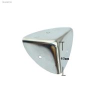 ❀ↂ☏ Antique Style Metal Box Corner Iron Protection Case Edge Guard Corner CoverChrome Color/Bronze Tone40mm1PC