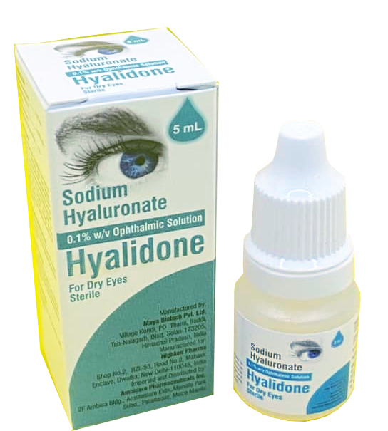 Hyalidone / Sohya Sodium Hyaluronate Eye drops for Dry Eyes and Cornea