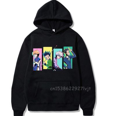 Japanese Anmie Women Men Hoodie Hunter X Hunter Printed Long Sleeve Premium Cotton Harajuku Hoodies Sweatshirt Size Xxs-4Xl