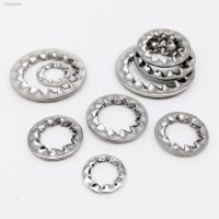 ✈✓﹉ 5/10/50pc M2 M2.5 M3 M4 M5 M6 M8 M10 M12 - M24 304 Stainless Steel Internal Toothed Inner Serrated Lock Washer Shakeproof Gasket