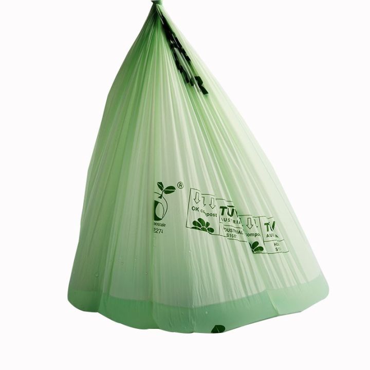 ถุงขยะอาหารถุงขยะย่อยสลายได้ย่อยสลายได้150ชิ้นถุงตาข่ายใส่ของข้าวโพดถุงเศษในครัว