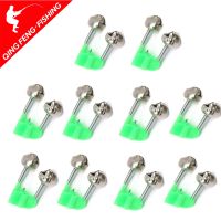 【CW】●  10Pcs Rod Clamp Fishing Pole Bite Alarm Clip