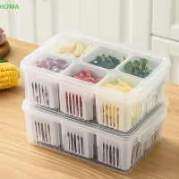 ?【Lowest price】HOMA กล่องเก็บผลไม้6ช่องสำหรับใส่ตู้เย็นตู้แช่เย็น