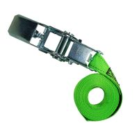 สายรัดเฟืองเกียร์ปลายปล่อย 1 นิ้วx4 เมตร TIE DOWN PE 25 MM WITH RATCHET TF-GREEN