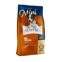 Happy Dog Mini Toscana Salmon &amp; Du อาหารสุนัข สำหรับสุนัขโต พันธุ์เล็ก ผสมเนื้อเป็ดและปลาแซลมอน 1 กก.