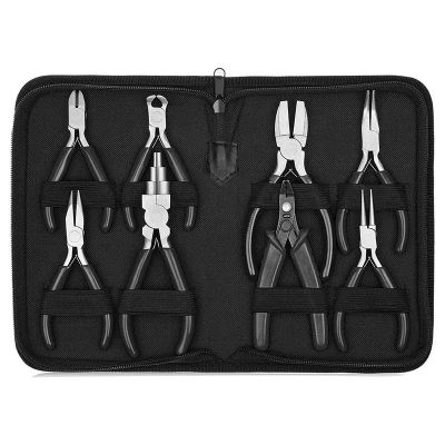 Jewelry Pliers, 8Pcs Jewelry Making Pliers Tools Mini Jewelry Pliers Set Jewelry Making Kit for Jewelry Making Supplies