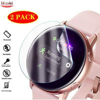 2PCS Screen Protector For Samsung Galaxy watch active 2 44mm 40mm 3D HD Ultra-thin Full Protective film watchband Accessories 44