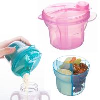 （QIQI tool） 3 GridMilkFormula Dispenser BPA ฟรีภาชนะบรรจุอาหารทารก BeanBox สำหรับ KidToddlerBottle