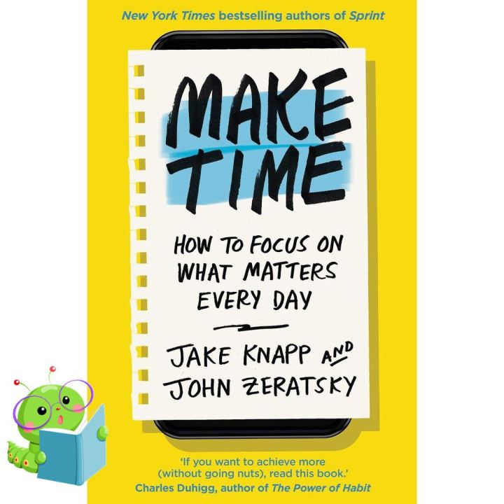 Good Quality ≫≫≫ หนังสือภาษาอังกฤษ Make Time : How To Focus On  What Matters Every Day ปกอ่อน | Lazada.Co.Th