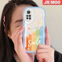 เคส JIUMOO เคส Xiaomi Redmi สำหรับ Note 11 Pro 5G Note 11e Pro แฟชั่นสีสันสดใสลายรอยยิ้มเคสโทรศัพท์แบบใสดีไซน์ใหม่ป้องกันเลนส์กล้องซิลิโคนเนื้อนิ่มโปร่งใสกันกระแทก