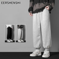 EERSHENSHI รองเท้ากางเกงวอร์มสำหรับเล่นกีฬาสำหรับผู้ชาย,กางเกงลำลองแพลงก์ตอนกางเกงขาม้านักเรียน