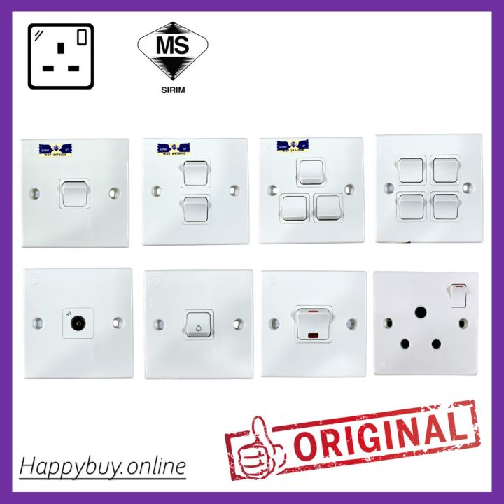 PDL Switch Socket Outlet Socket Home Use Switch With SIRIM Verification