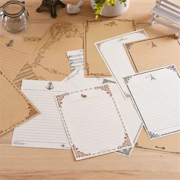 48PCS Writing Stationery Paper , Letter Writing Paper Letter Sets