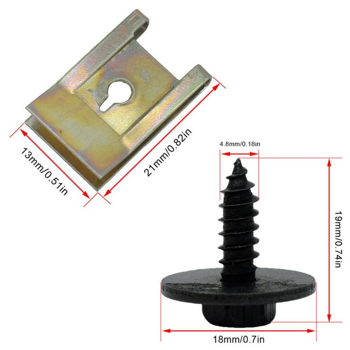 ccgood-j98ชุดน๊อต-u-j260ทนทานเปลี่ยน-bmw-7er-6er-8er-x1-x3-x5-x6-30ชิ้น-j260-j98-30ชิ้น