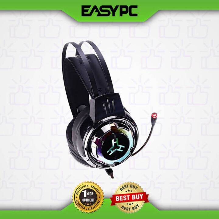Rakk Karul Illuminated Gaming Headset RGB Bulk, Best Seller for iCafe, Esports headset, Noise