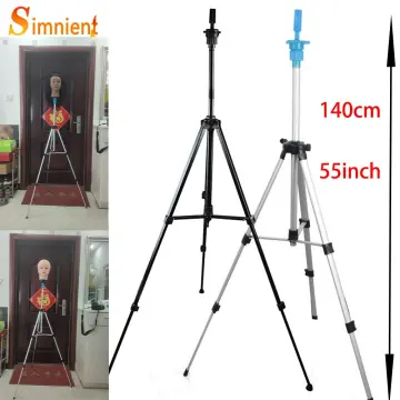 155cm Long Mannequin Wig Head Tripod Stand Holder For Cosmetology