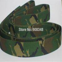 【YP】 Pick Size 1 quot; 25mm 38mm 50mm Width 1.5MM Thick Camouflage Webbing Dog Accessory E334-2