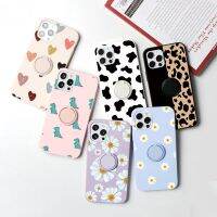 [2023สุดหรู] เคสที่วางแหวนแม่เหล็กหรูหราสำหรับ S21 S9 S8 Samsung Galaxy S10 S20 FE Plus Note 20 Ultra 10 A6 Plus A7 2018ฝาหลัง Fundas