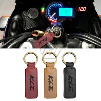 ✇ For Kawasaki KLE 250 650 500 Keyring Motorcycle Cowhide Keychain Key Ring