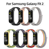 สายคล้องคอสำหรับ Samsung Galaxy Fit 2สร้อยข้อมือสมาร์ทนาฬิกาผู้หญิง Man สายนาฬิกาไนลอนสำหรับ Samsung Galaxy Fit2สายคล้อง