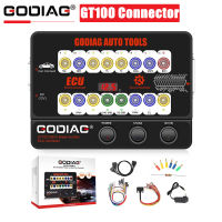 GODIAG อุปกรณ์เสริมรถยนต์ GT100 OBDII กล่องแตกออก ECU ตัวเชื่อมต่อ OBDII 16PIN เครื่องตรวจจับโปรโตคอล Breakout