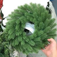 10Pcs Artificial Plants Pine Needle Plastic Christmas Tree Decorations for Home Scrapbooking Wedding Decorative Flowers Wreaths