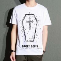 เสื้อยืด SWEET DEATH 01  เสื้อยืดแนวสตรีท สวมใส่สบาย ไม่ร้อน ระบายอากาศได้ดี ใส่เล่นสเก็ตสบาย ลายติดแน่น