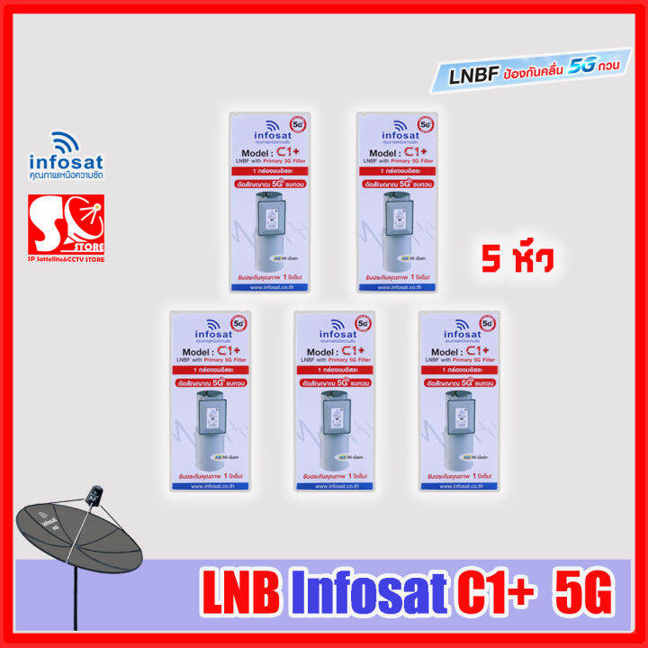 แชร์-favorite-2-หัวlnb-หัวจาน-infosat-รุ่น-c1-ระบบ-c-band-ตัดสัญญาณรบกวน-5g-หัว-lnb-แพ็ค-5-หัว