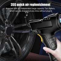 Car Air Pump Wireless/Wired Inflatable Pump Portable Air Pump Tire Inflator Air Compressor for Tires Digital Auto Tire Inflator Air Compressors  Infla