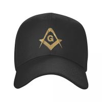 Custom Gold Freemason Logo Baseball Cap for Men Women Adjustable Masonic Mason Dad Hat Streetwear Snapback Summer Hats