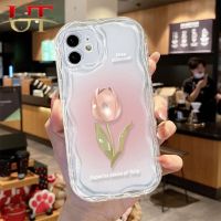 เคสซิลิโคนป้องกันการตกสำหรับ VIVO S1 S1 PRO S16 S12 S10E PRO S17 V9 V15โปร V15 V20โปร V23โปร V23E V25 V25E V29 V27E แฟชั่น3D ครีมคลื่นดอกทิวลิปคิตตี้เคสนิ่มใส่โทรศัพท์ป้องกันการตก