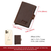 2021 New Rfid Anti-magnetic Card Holders Smart Pop Up Wallets Men Real Leather Purse Vintage Short Women Purses Mini Money Bag