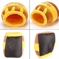 Cat Cave Bed เบาะอุ่นนุ่มแบบถอดได้ Honey Pot Shape Cute Pet Bed House for Puppy