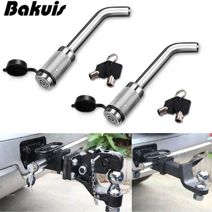 [New Accessory] Locking Hitch Pin Trailer Coupler Lock Set 5/8 quot