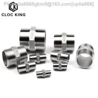 1/8 1/4 3/8 1/2 3/4 1 1-1/2” BSP Male Thread SS304 Stainless Steel Hex Nipple Union Pipe Fitting Connector Coupler Adapter