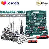 SATAGODD ชุดประแจบล็อก ประแจแหวน และลูกบล็อก 78 ชิ้น ขนาดแกน 1/4, 1/2  SOCKET WRENCH SET 78 PCS