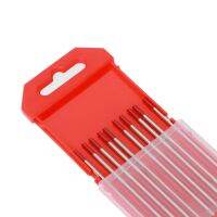 10 x WT20 Thoriared Welding Tungsten Electrode 1.0 1.6 2.0 3.0 3.2 4.0mm Red Tip With Case