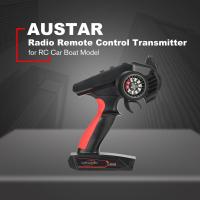 [GOODSHOP] AUSTAR 2.4 4CH กระจายเสียงเครื่องรับส่งวิทยุพร้อม AX6s สำหรับ RC รถยนต์เรือ