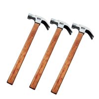 【Free-delivery】 MULTI DEAL MX Claw Chrome Vanadium Steel Forged Strong Magnetic With Wooden Handle V-Shaped Nail Pull Pure Steel