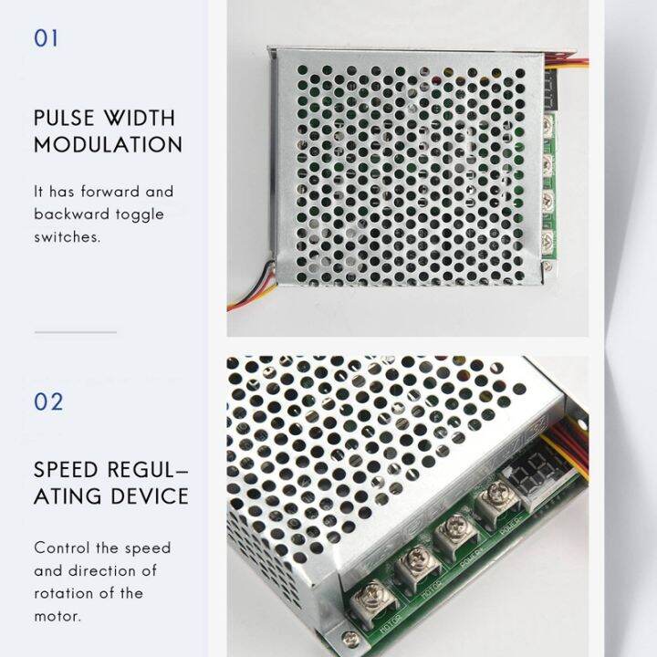 dc-10-55v-100a-3000w-motor-speed-controller-reversible-pwm-control-forward-and-reverse-controller