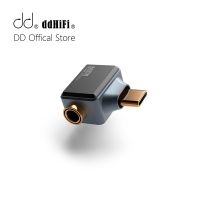 อะแดปเตอร์เสียงหูฟัง DD ddHiFi TC44A USB-C เป็น 4.4 มม. ชิป CS43131 DAC รองรับ Native DSD256 32-bit 384kHz PCM