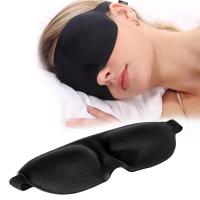 3D Travel Sleep Natural High Quality Portable Rest Soft Memory Foam Blindfold Padded Cover Eyepatch Cover Shade Mask Goggles