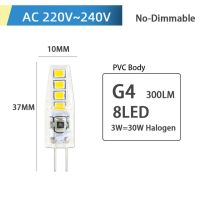 【☸2023 New☸】 mian885 Led G4 G9โคมไฟไฟ Led E14หลอดไฟ Led 7W 9W 10W 12W 220V Ac12v Cob Smd 2835 Led เปลวไฟไม่กระพริบ Dimmable เซรามิคเปลี่ยนหลอดฮาโลเจน