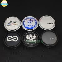 Hubcaps 4pcs ssr wheel center cap for rims 66mm OD/62mm ID wheel cover hub caps for enkei wugen xsa jp sticker emblem japan racing