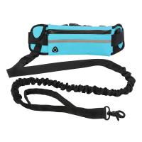 Newest Reflective Pet Leash Elastic Hand Freely Jogging Dog Traction Rope Running Waist Pack Belts Loop Retractable D-ring Leash