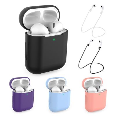 Universal Silicone Case For Apple Airpods 2/1 Cover Protective Earphone Headphones Cases Protective For Apple Air pods 1 2 Cases