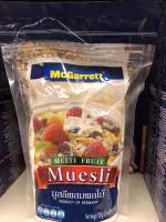 McGarrett Multi Fruit Muesli 500g. ตรา แม็กกาแรต มูสลีผสมผลไม้ ขนาด 500กรัม Product of Germany