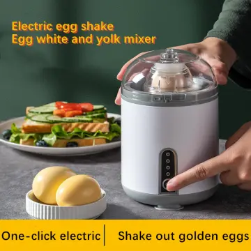 Manual Egg Shakers, Egg White and Yolk Spin Mixer Egg Scrambler for Making  Hard Boiled Golden Eggs