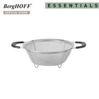 BergHOFF  กระชอนสแตนเลสสตีล รุ่น Essential  22.5 ซม. ทนทาน สีเงิน  1109485